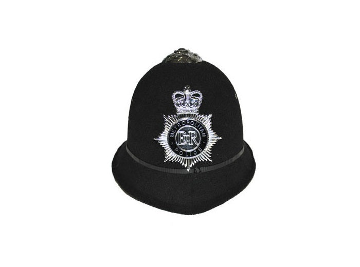 casque bobby police de londres luxe noir