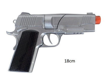 pistolet métal 8 coups 18cm