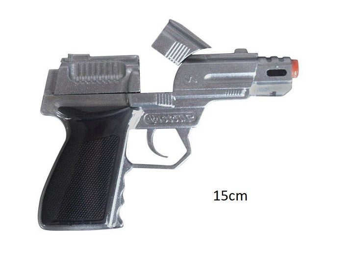 pistolet métal 8 coups 15cm