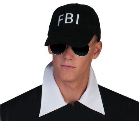 casquette fbi noire adulte