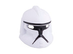 casque de soldat de l''espace blanc