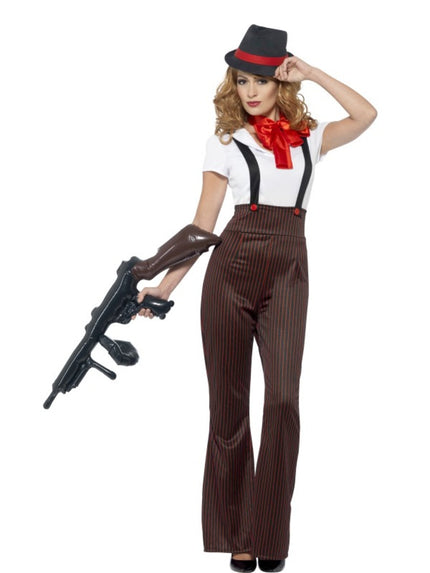 Déguisement gangster glamour femme