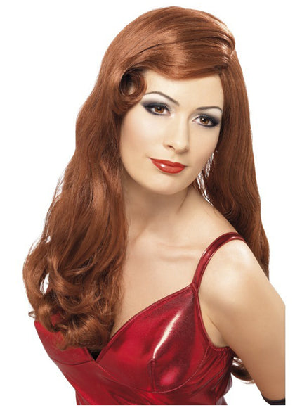 Perruque rousse Jessica Rabbit