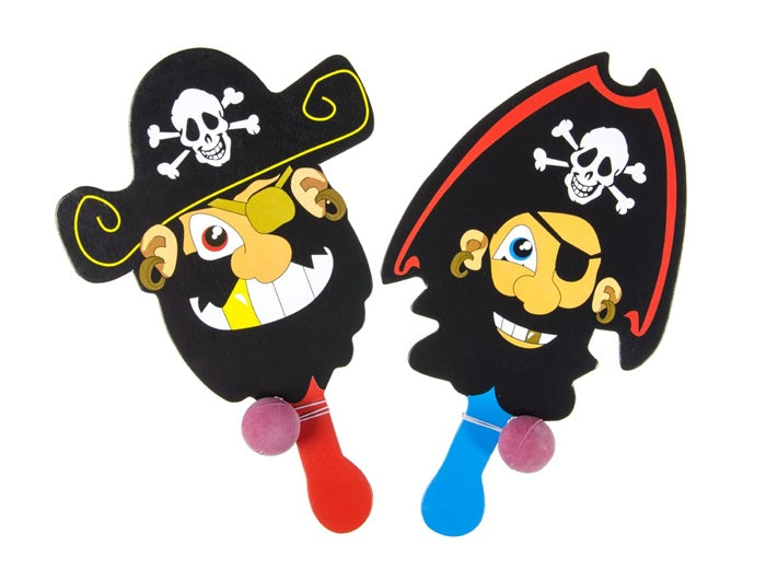 lot de jeu paddle-ball pirate 22cm