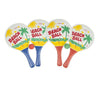 lot de 2 raquettes de plage beach ball 33cm