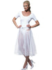 Tutu blanc ajustable femme