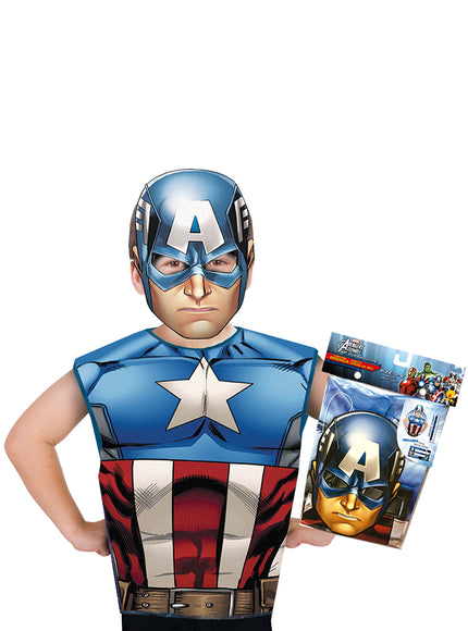 Kit Déguisement Captain America économique enfant