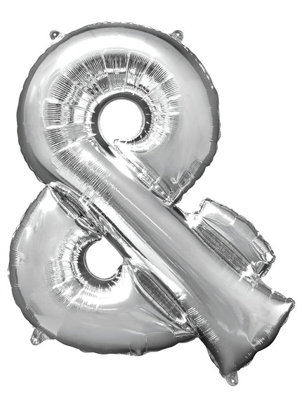 Ballon & argenté (86 cm)