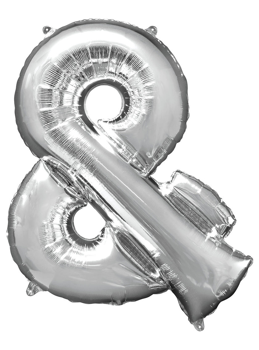 Ballon & argenté (86 cm)