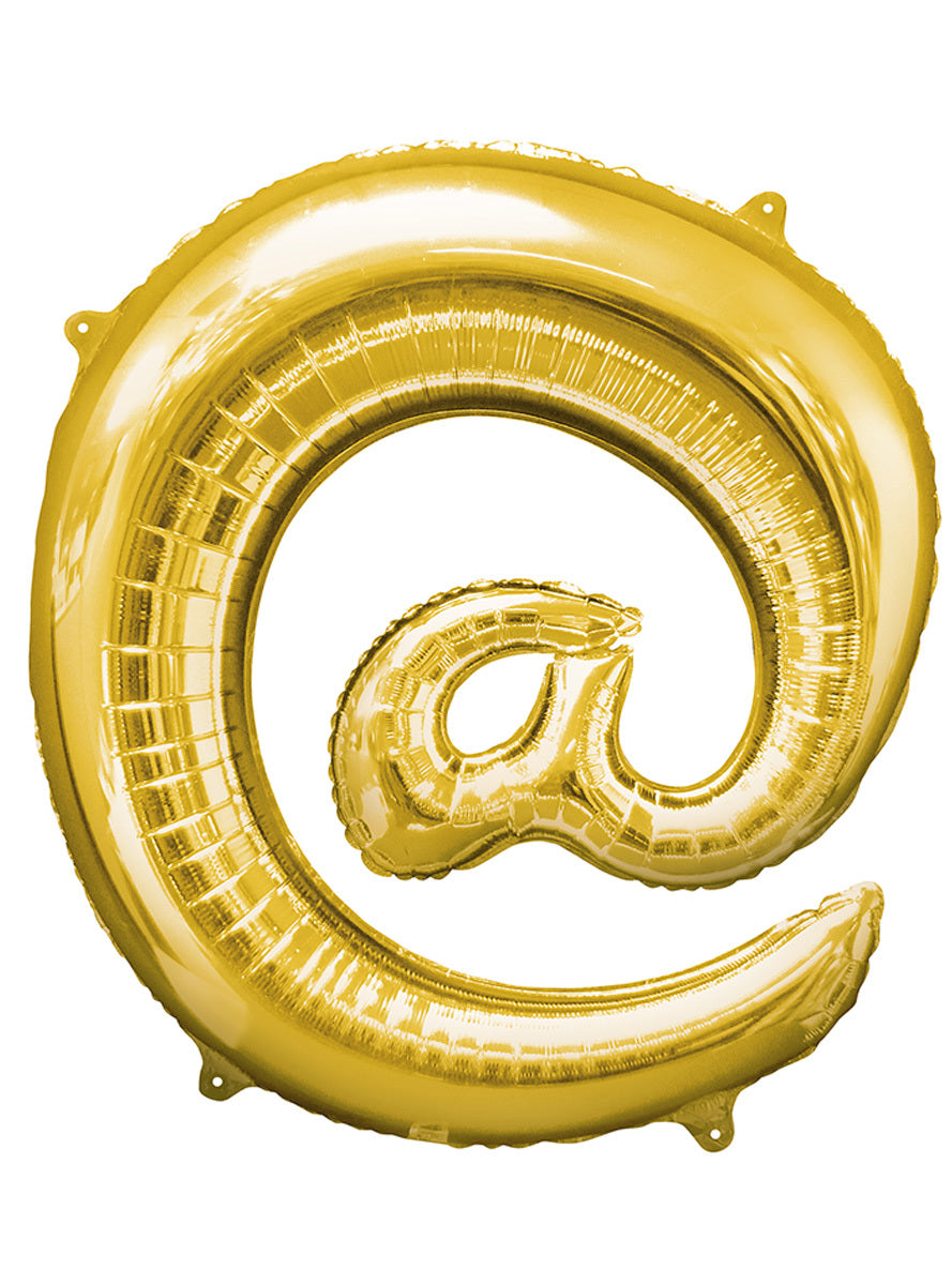 Ballon arrobase doré (86 cm)