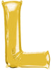 Ballon lettre L doré (86 cm)