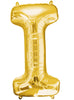 Ballon lettre I doré (86 cm)