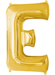 Ballon lettre E doré