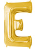Ballon lettre E doré