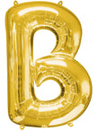 Ballon lettre B doré (86 cm)