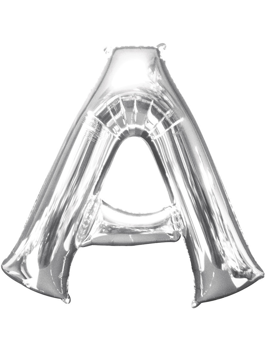 Ballon lettre A argenté (86 cm)
