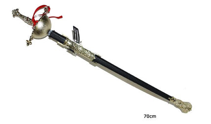epée & fourreau de mousquetaire 68cm