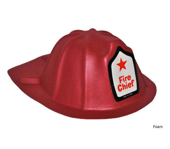 casque de pompier en mousse eva fire chief rouge enfant