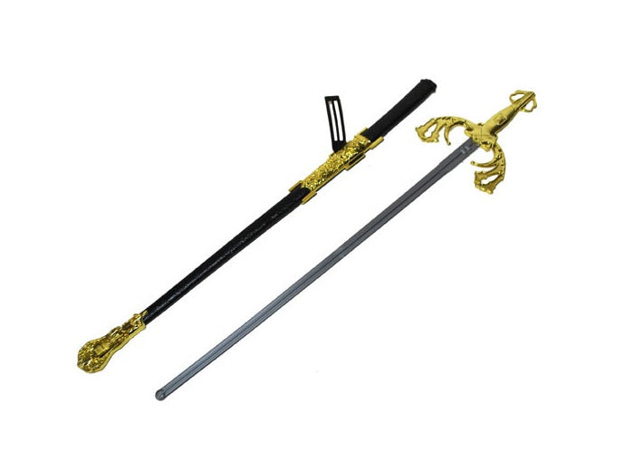 épée de mousquetaire avec fourreau dorée 72cm