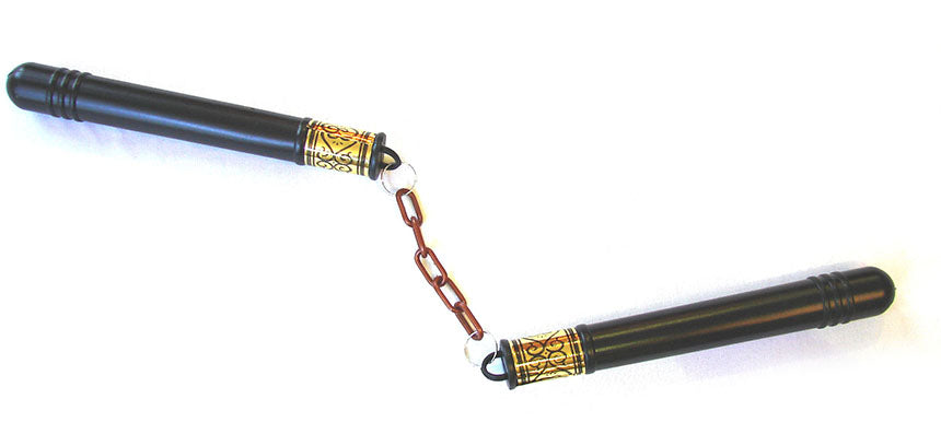 nunchaku plastique noir