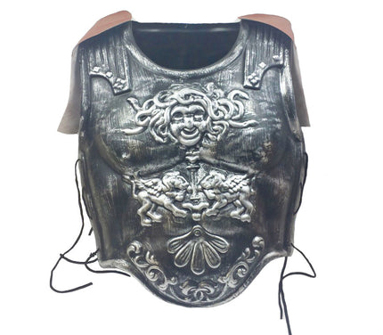 armure de chevalier avec épaulières imitation cuir