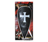 set bouclier et épée de chevalier croisé noir