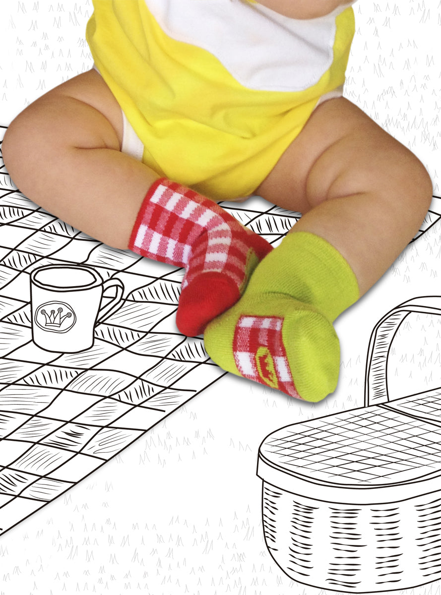 Chaussettes pique-nique bébé