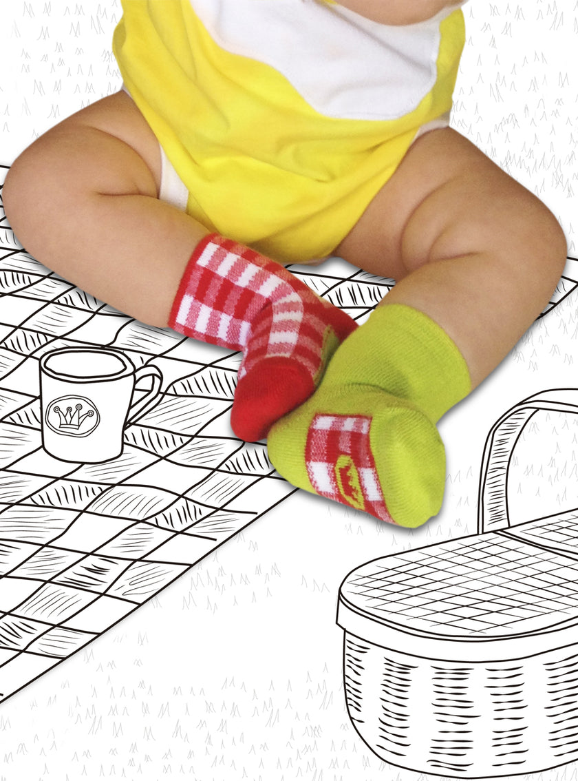 Chaussettes pique-nique bébé