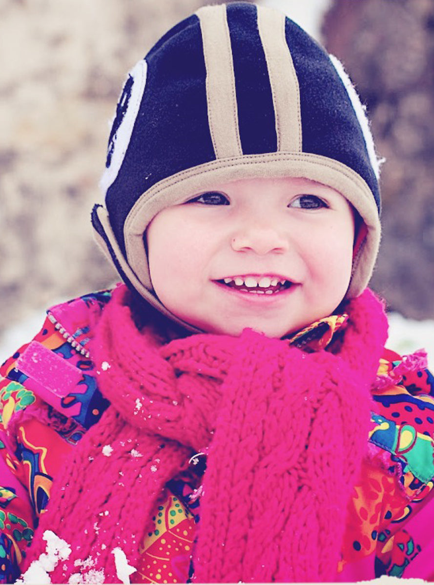 Bonnet boule de billard numéro 8 bébé