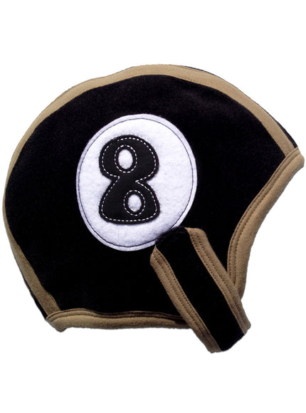 Bonnet boule de billard numéro 8 bébé