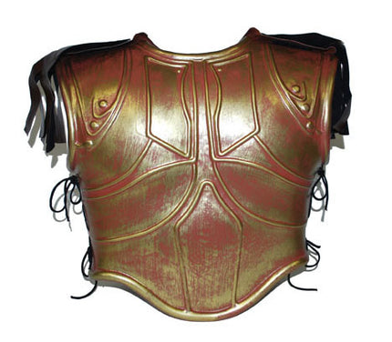 armure de chevalier style cuivre avec épaulières
