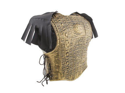 armure de chevalier dorée