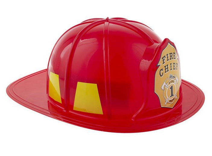 casque de pompier fire chief rouge adulte