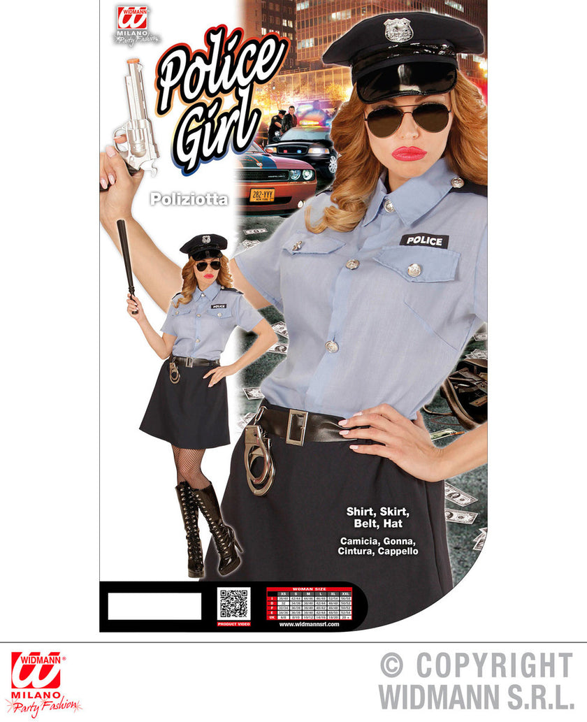Déguisement policier classique femme