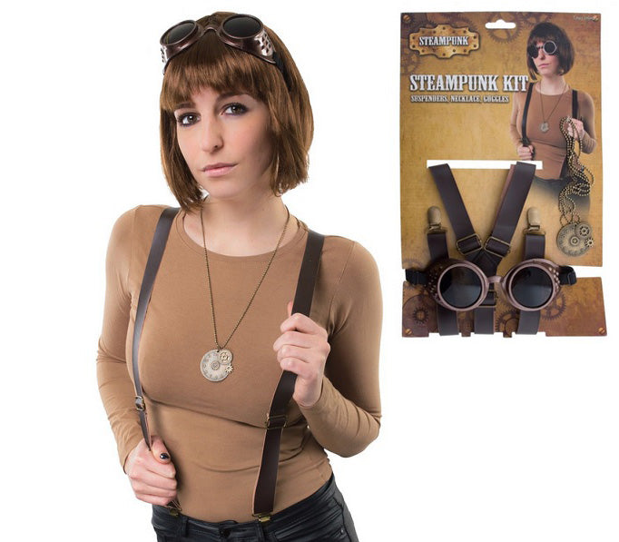 set accessoires steampunk 3pcs