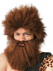 Perruque troglodyte avec barbe