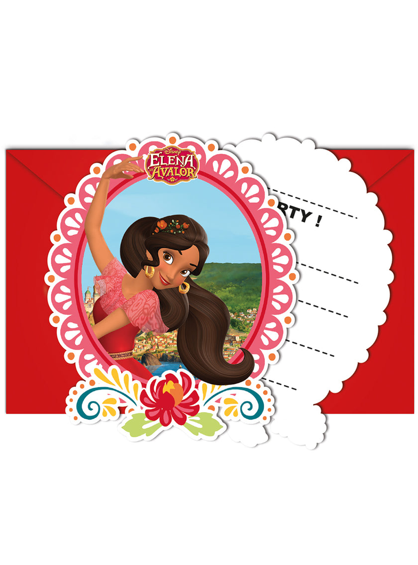 6 invitations Elena d’Avalor