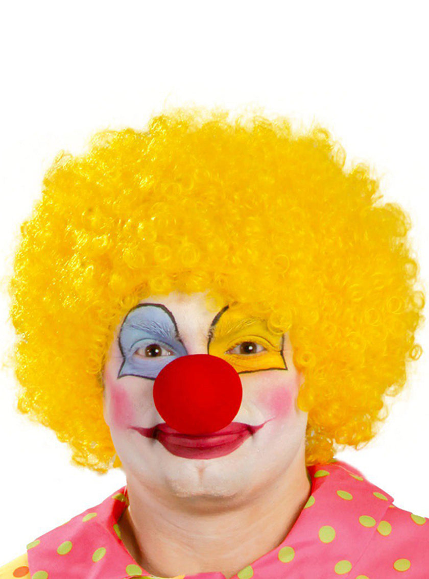 Perruque de Clown jaune pour homme