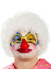 Perruque de clown blanche pour homme