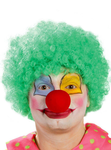 Perruque de clown verte pour homme