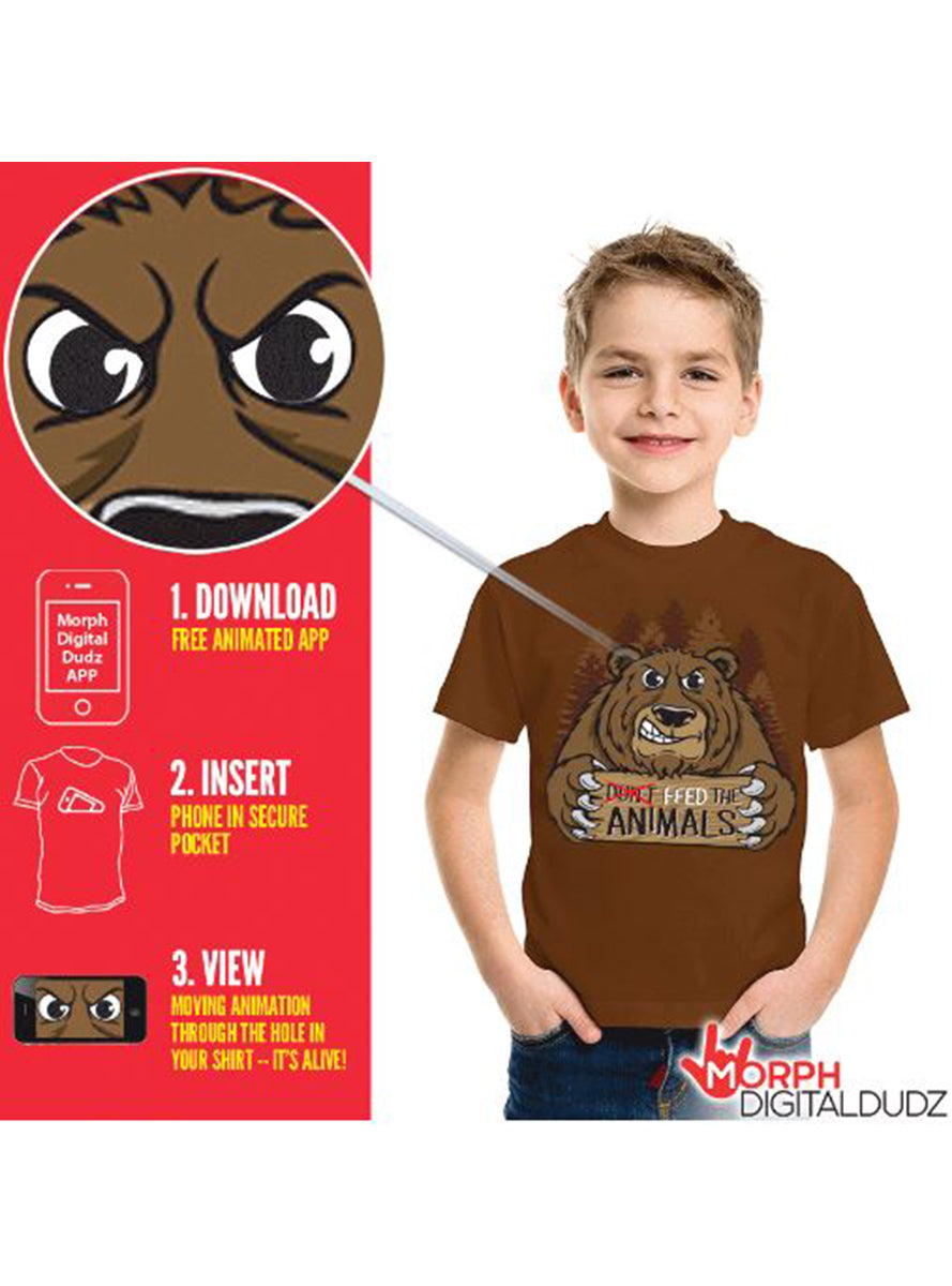T-shirt d'ours affamé enfant