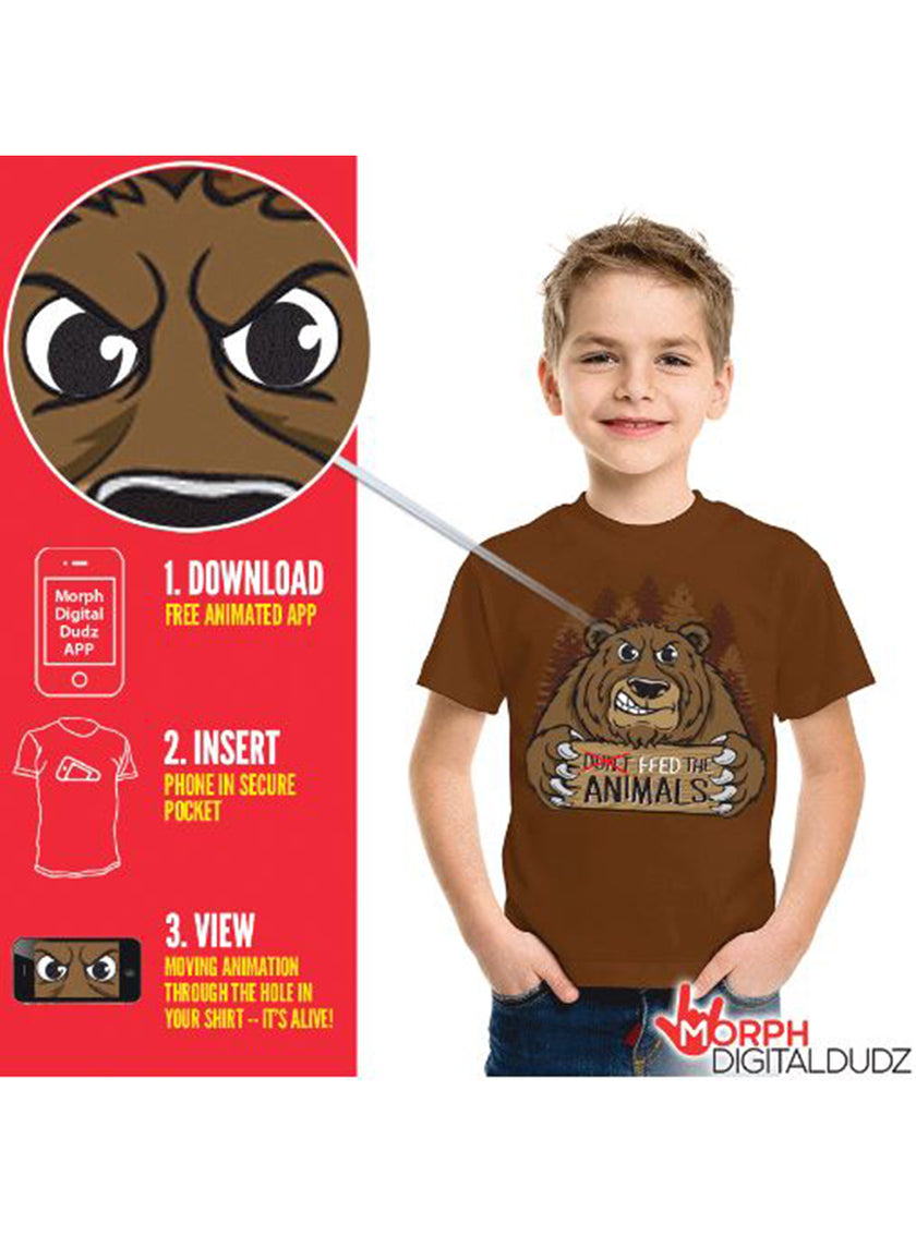 T-shirt d'ours affamé enfant