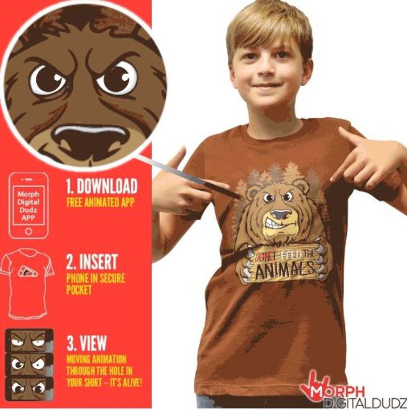 T-shirt d'ours affamé enfant