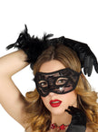 Masque noir en dentelles sexy