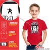 T-shirt de ninja en action enfant