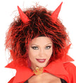 Perruque de Lucifer avec cornes pour adulte