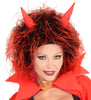 Perruque de Lucifer avec cornes pour adulte