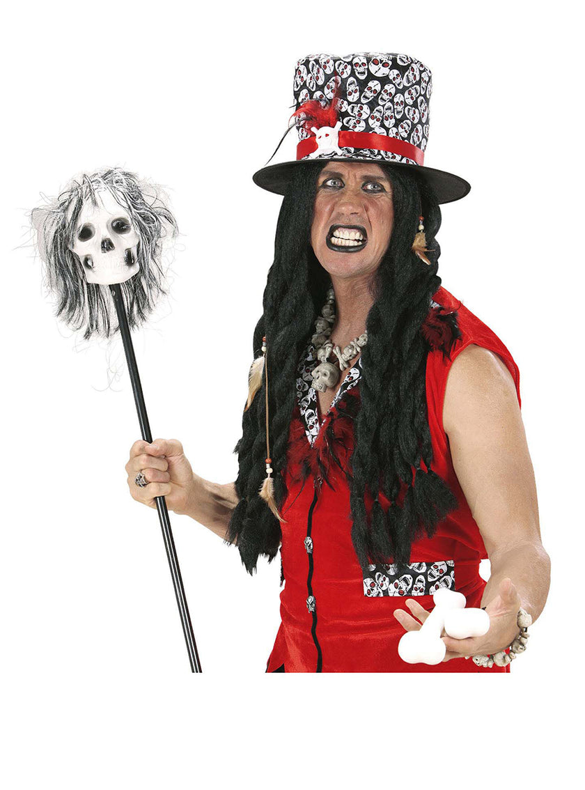 Perruque longue vaudou