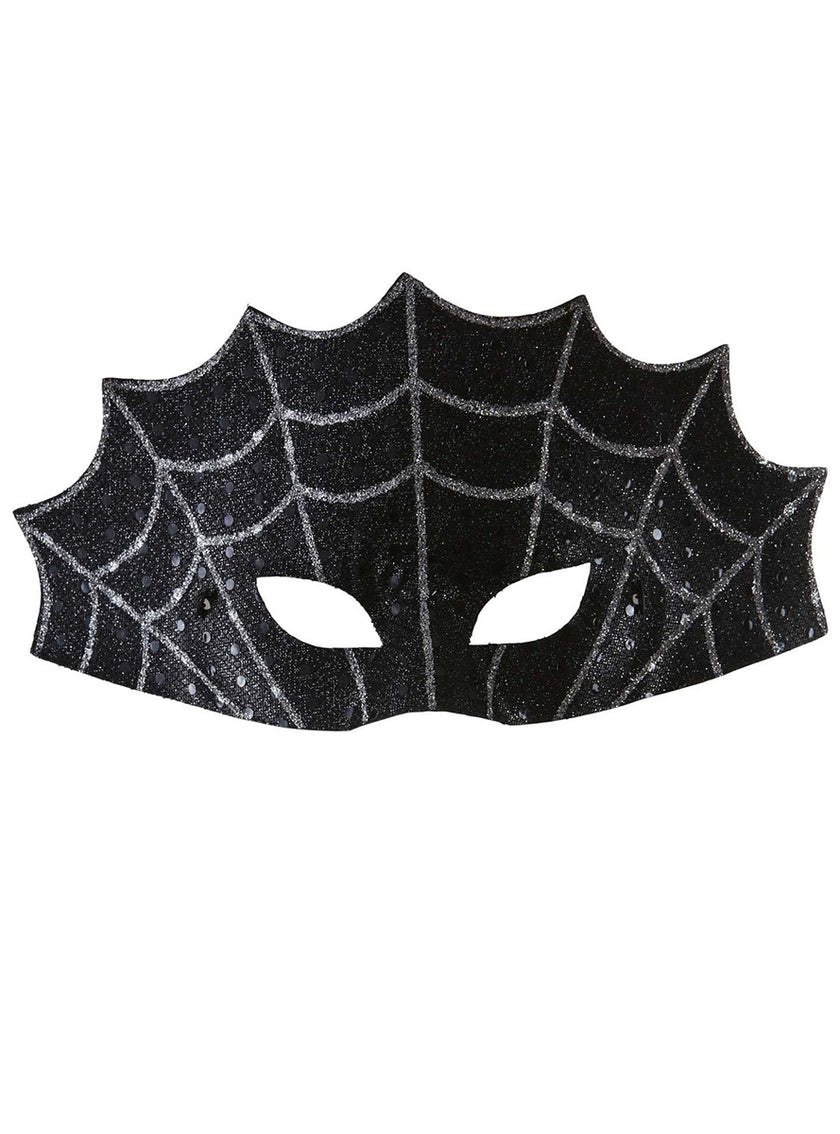 Masque toile d'araignées noir