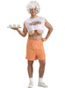 Déguisement serveuse seins à l'air homme